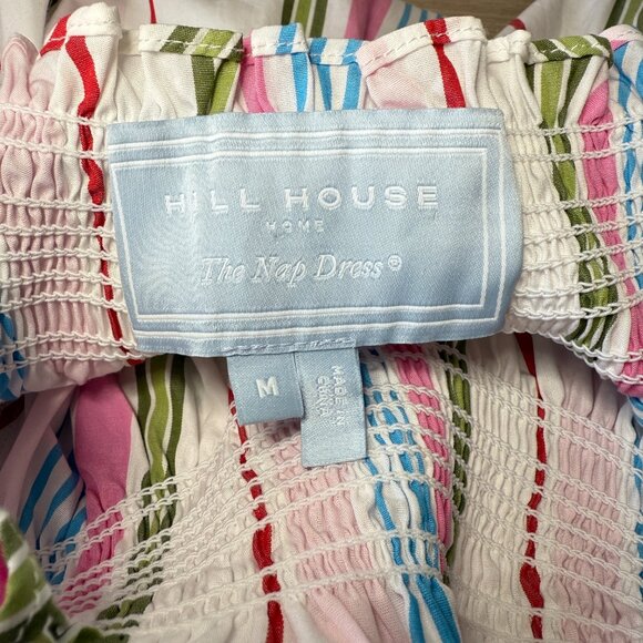 NWOT Hill House The Genevieve Nap Dress Size Medium Rainbow Stripe Cotton Medium - Picture 14 of 15
